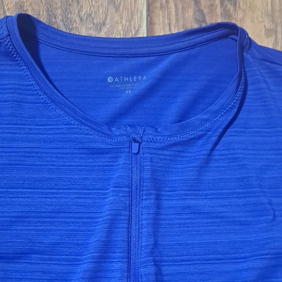 Athleta Royal Blue Muscle Tee - Picture 3 of 11